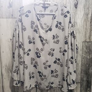 Grey Banana Republic Blouse